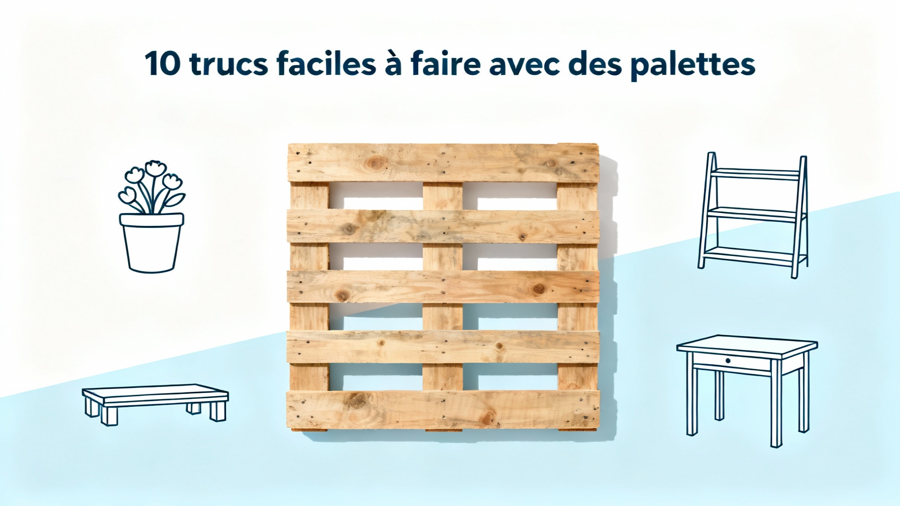 10 trucs faciles à faire avec des palettes