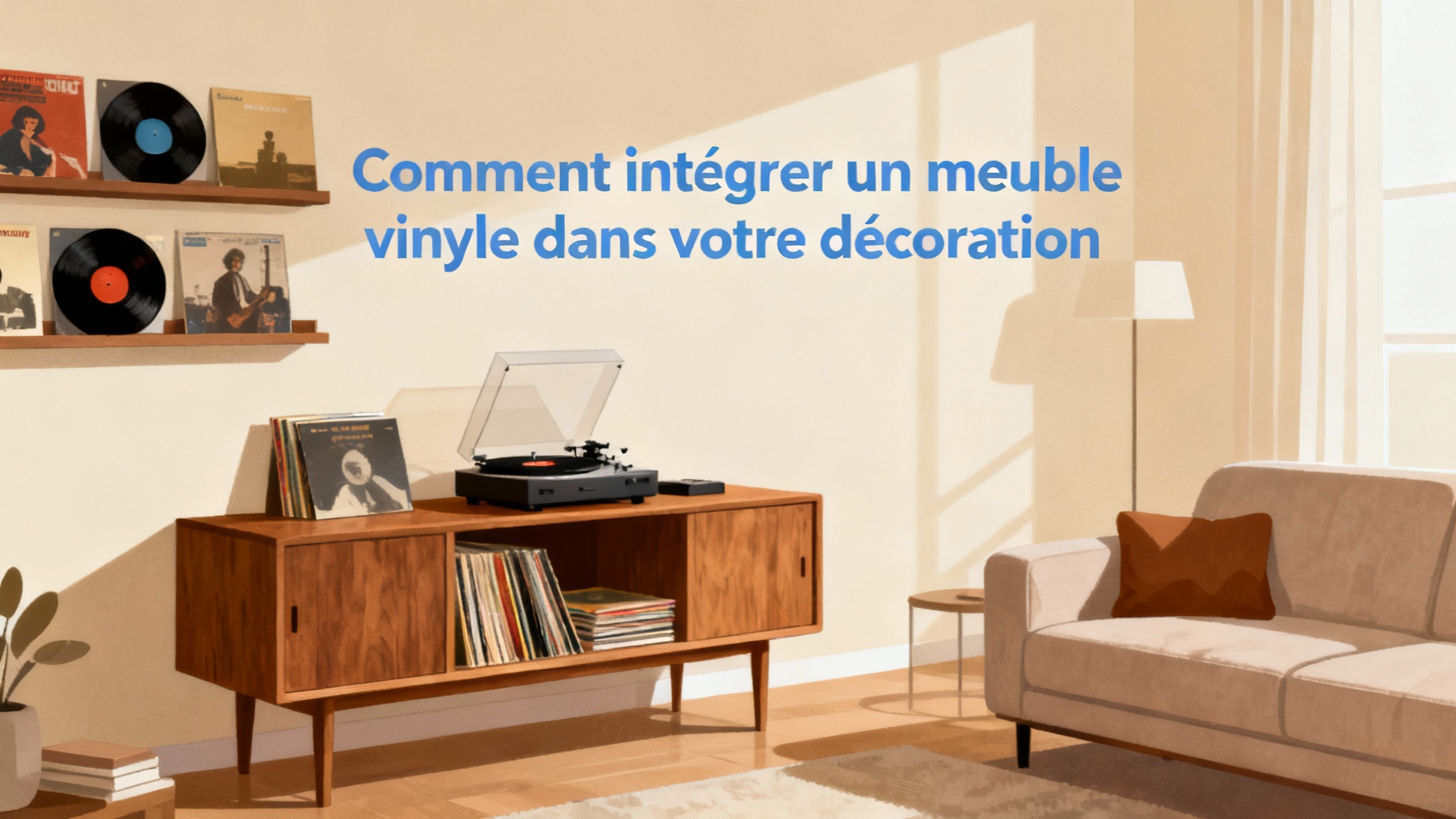 Choisir le meuble vinyle parfait pour votre intérieur 1 Comment intégrer un meuble vinyle dans votre décoration