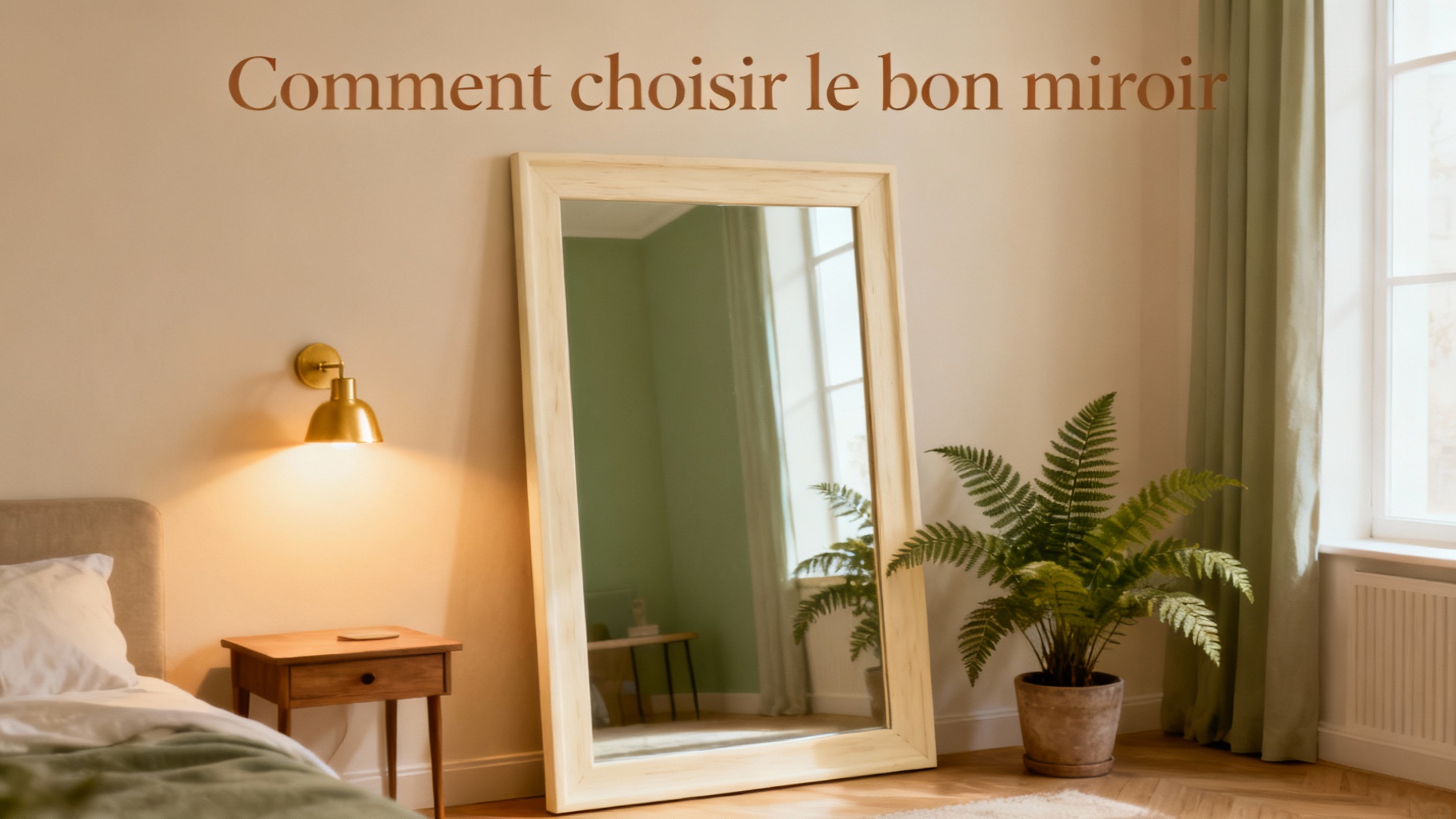 Comment intégrer un miroir dans une chambre esprit 1 Comment choisir le bon miroir