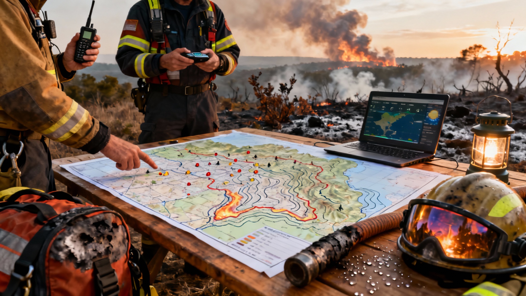 Comprendre la carte des incendies dans les landes