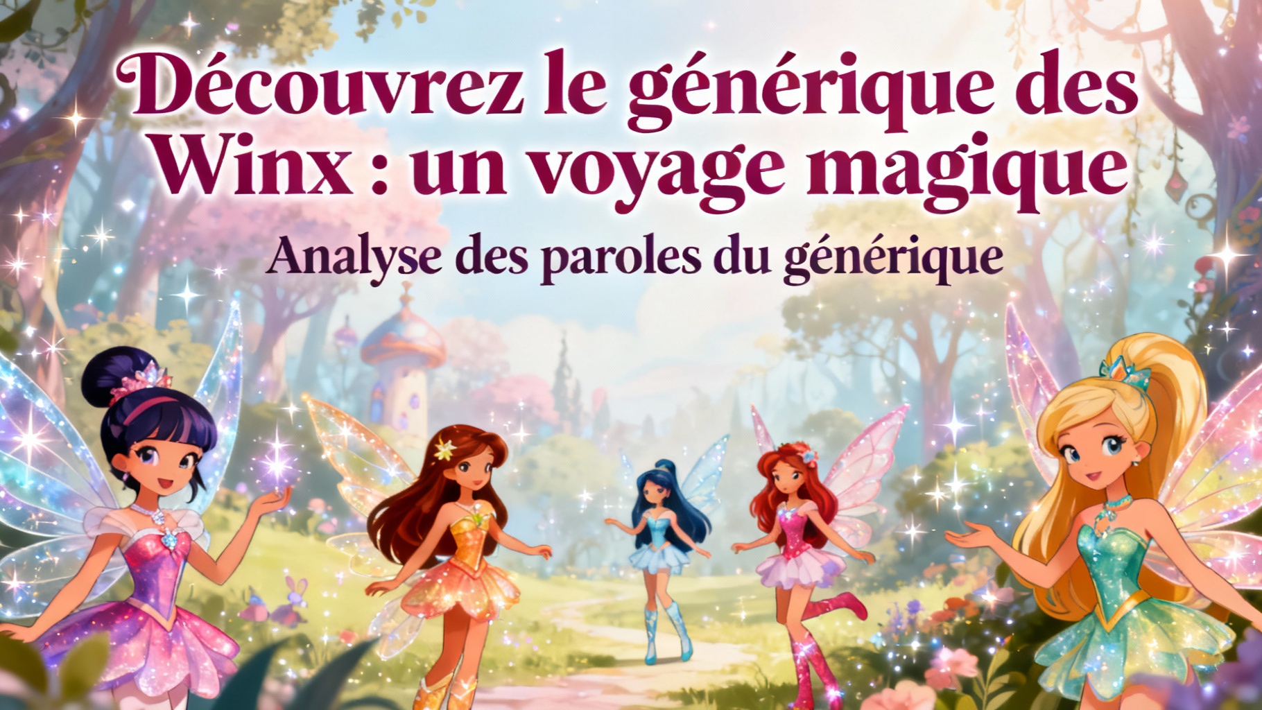 Découvrez le générique des winx : un voyage magique 1 Analyse des paroles du générique
