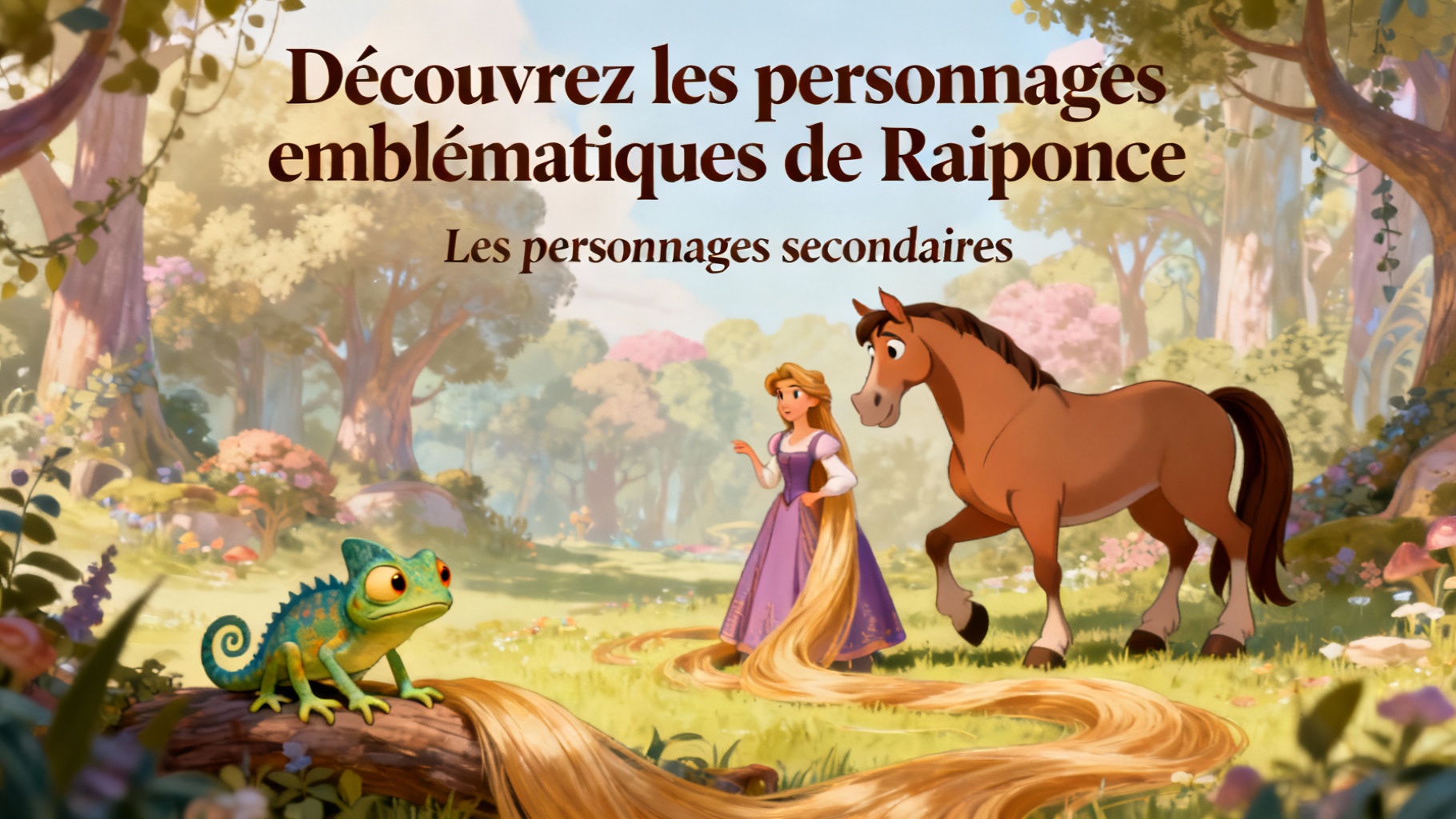 Découvrez les personnages emblématiques de raiponce 1 Les personnages secondaires