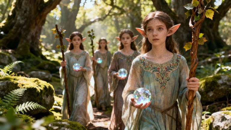 Découvrez l'univers fascinant des elfes dans la série