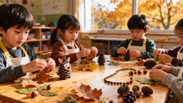 Des bricolages d'automne faciles pour la maternelle
