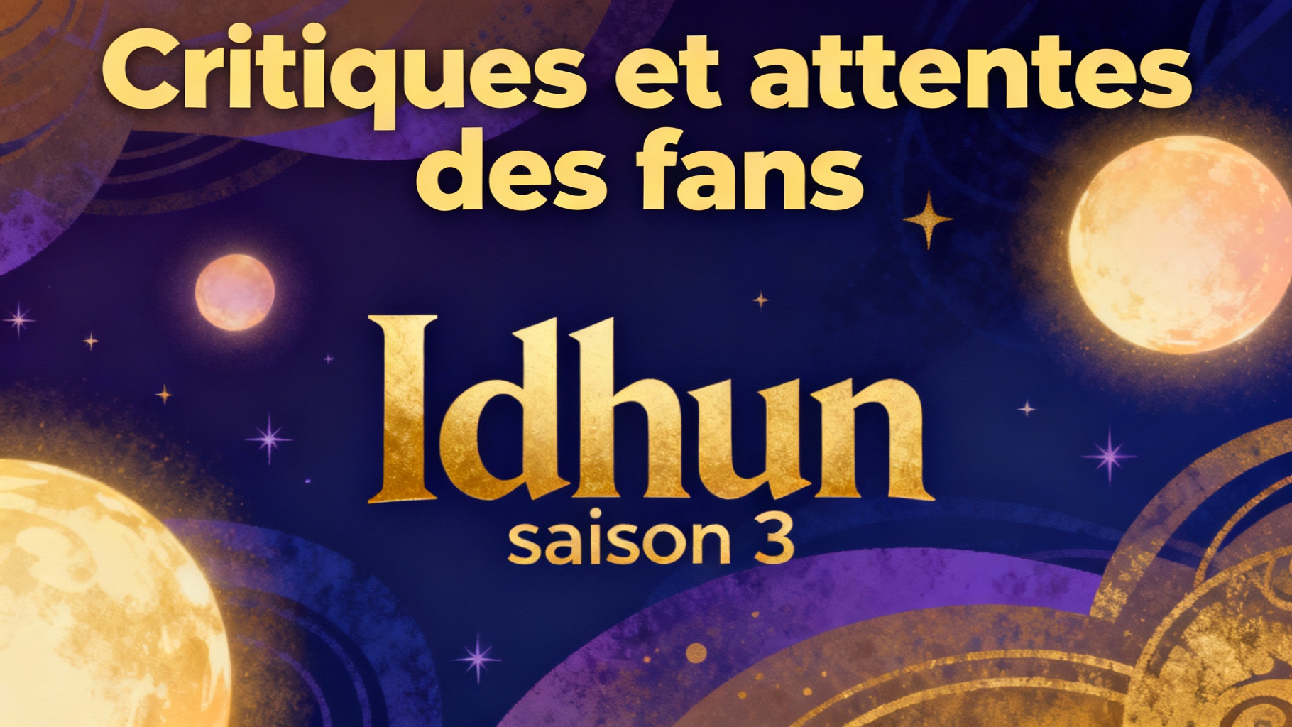 Idhun saison 3 : toutes les infos que vous devez savoir 1 Critiques et attentes des fans