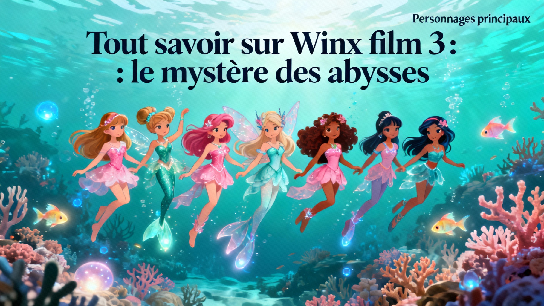 Tout savoir sur winx film 3 : le mystère des abysses 1 Personnages principaux