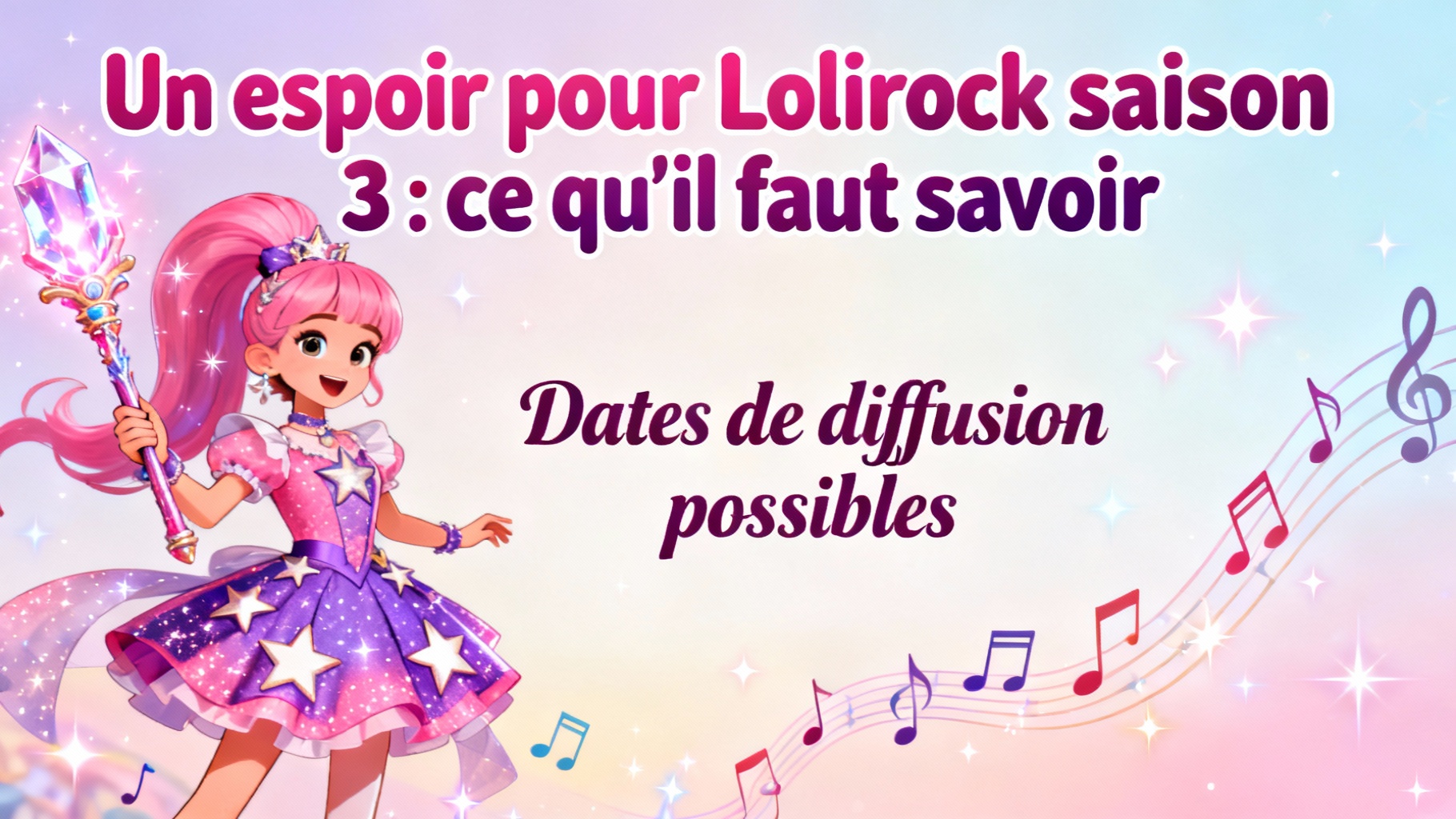 Un espoir pour lolirock saison 3 : ce qu'il faut savoir 1 Dates de diffusion possibles