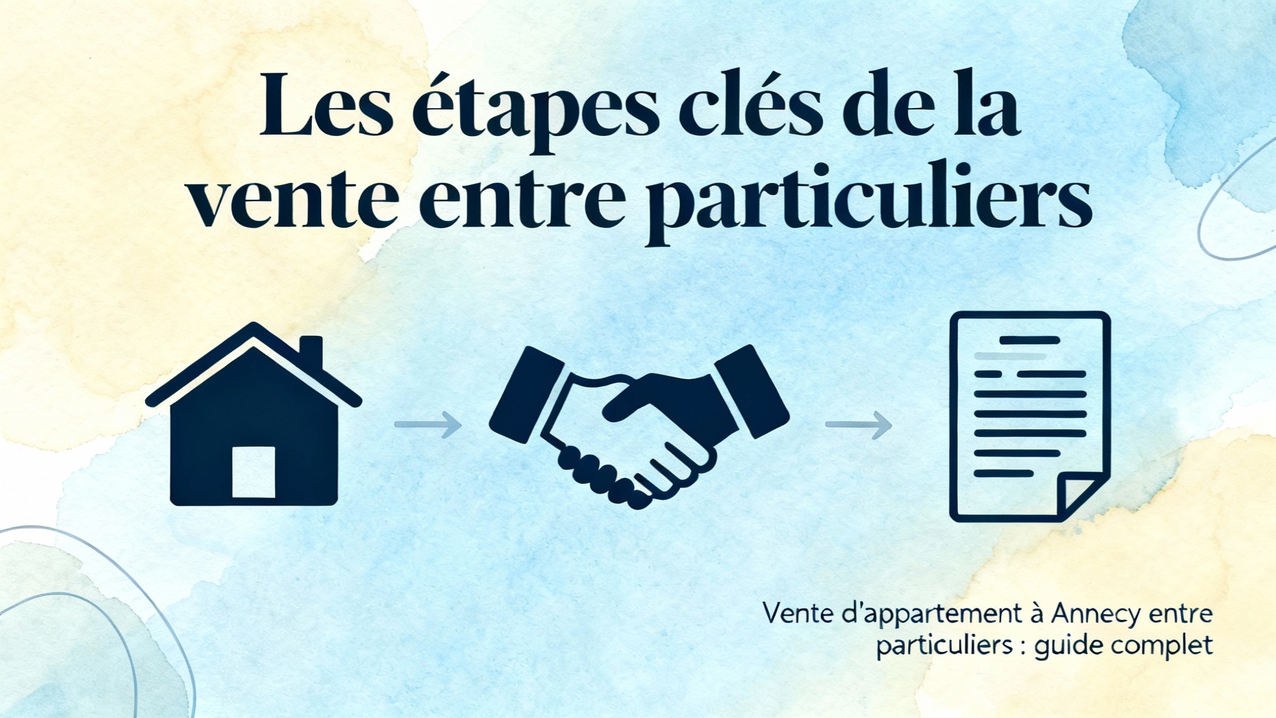 Vente d'appartement à annecy entre particuliers : guide complet 1 Les étapes clés de la vente entre particuliers