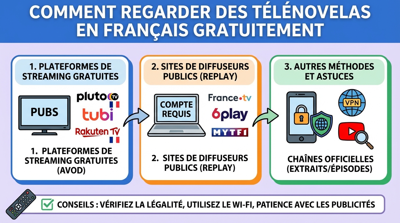 Comment regarder des télénovelas en français gratuit 1 Les meilleures plateformes de télénovelas gratuites