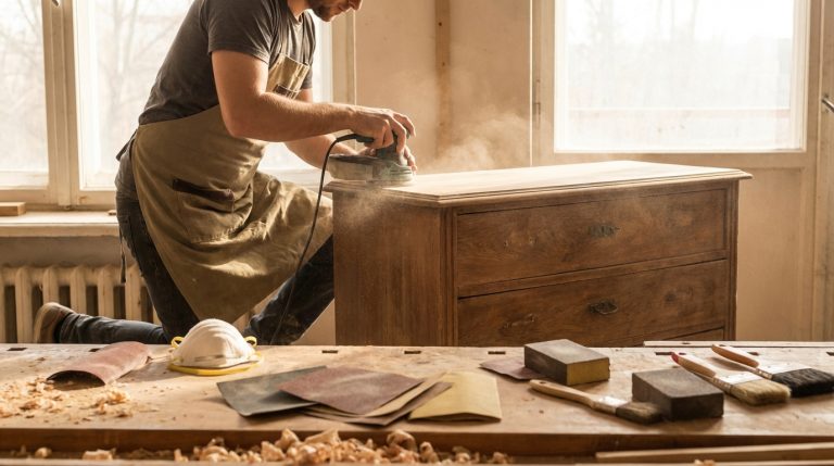 Comment sabler un meuble efficacement : guide complet