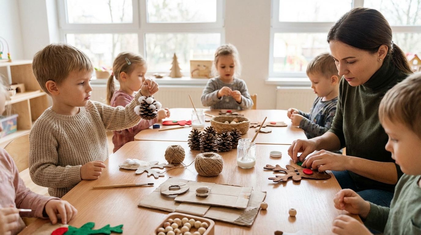 Des bricolages de noël amusants pour la maternelle