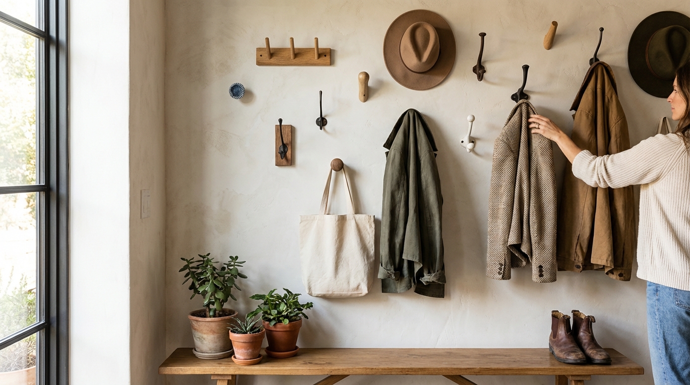 Guide complet des patères murales pour votre maison