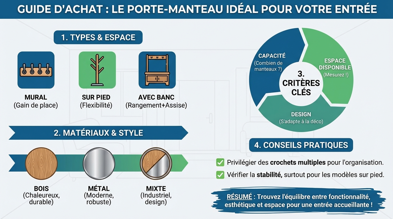 Comment choisir le bon porte manteau