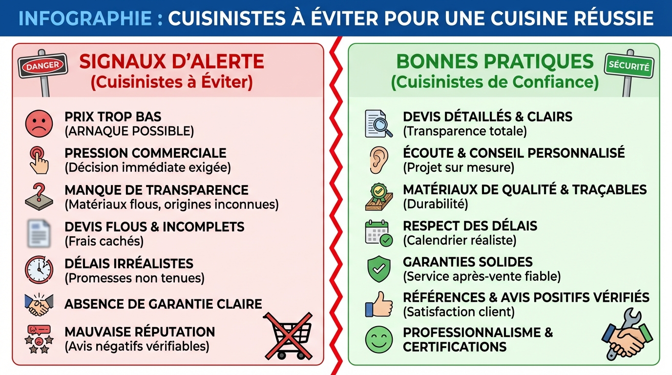 Liste des cuisinistes à éviter en 2025