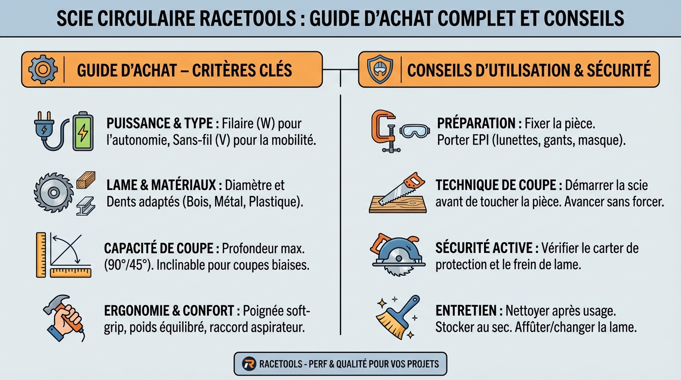 Comment choisir la bonne scie circulaire ?