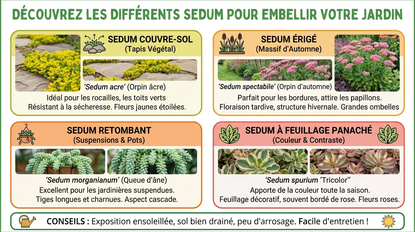 Comment planter et entretenir vos sedum