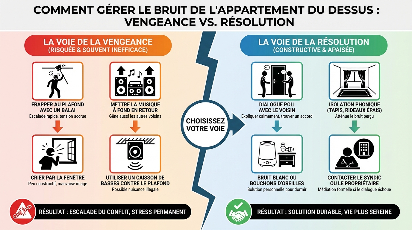 Comment se venger du bruit de l'appartement du dessus 1 Astuces pour se venger