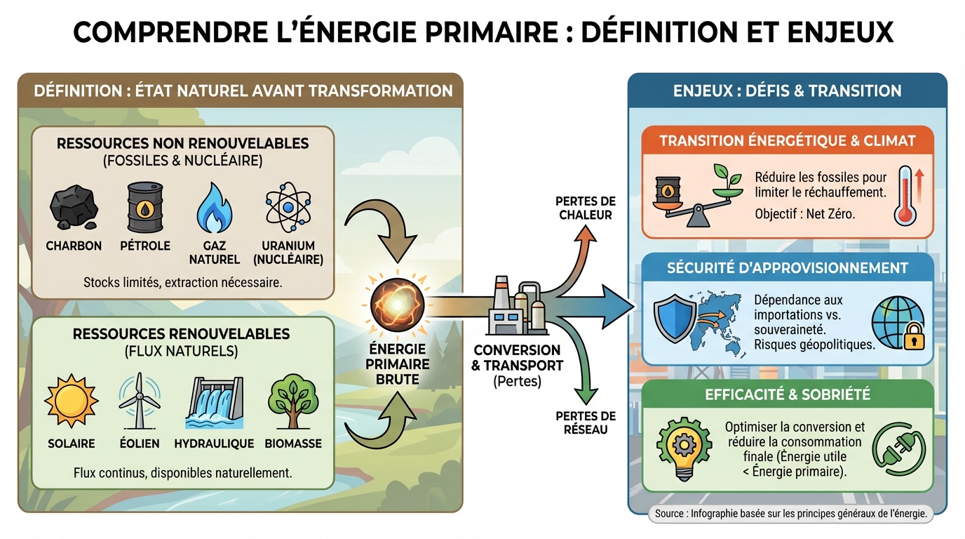 Types d'énergie primaire