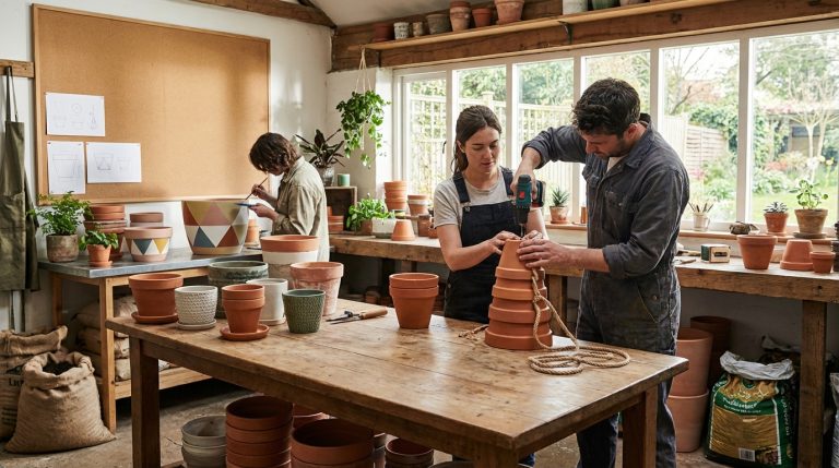 Idées créatives de création avec des pots de fleurs