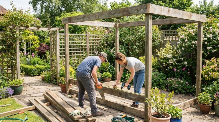 Idées de pergola à faire soi-même pour votre jardin