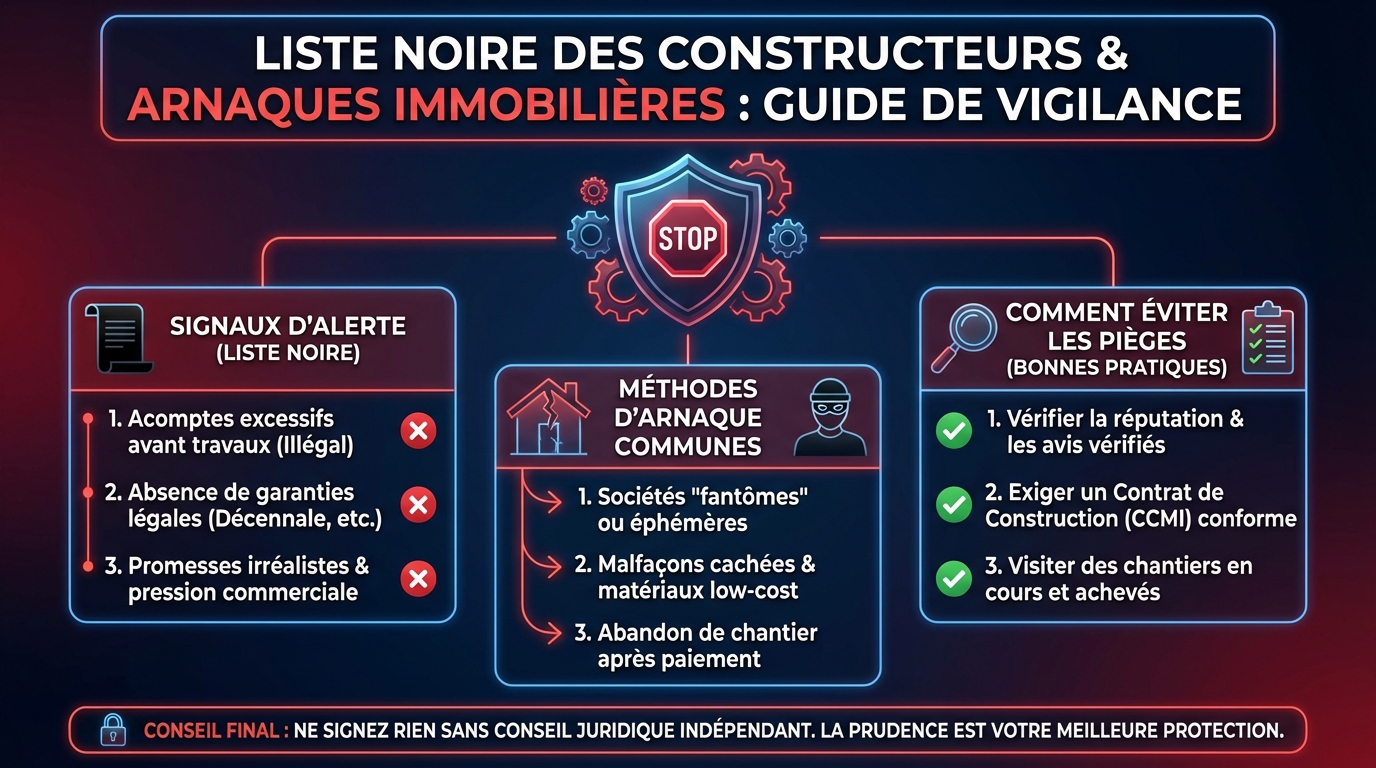 Liste noire des constructeurs de maison : évitez les arnaques 1 Comment identifier les mauvais constructeurs ?