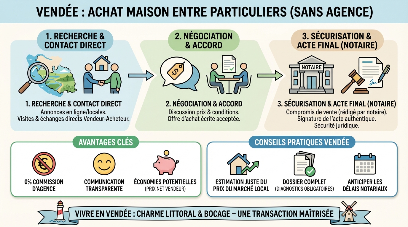 Maison à vendre en vendée de particulier à particulier 1 Pourquoi choisir une maison à vendre en Vendée ?