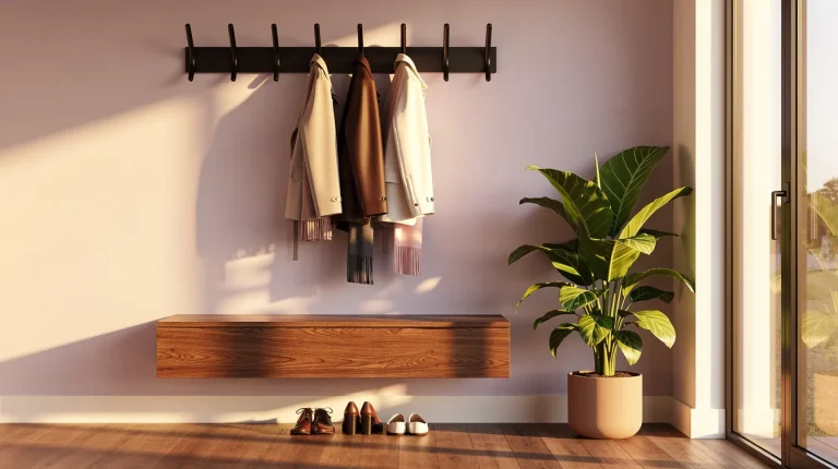 Porte manteau mural : l'élégance au service de l'organisation