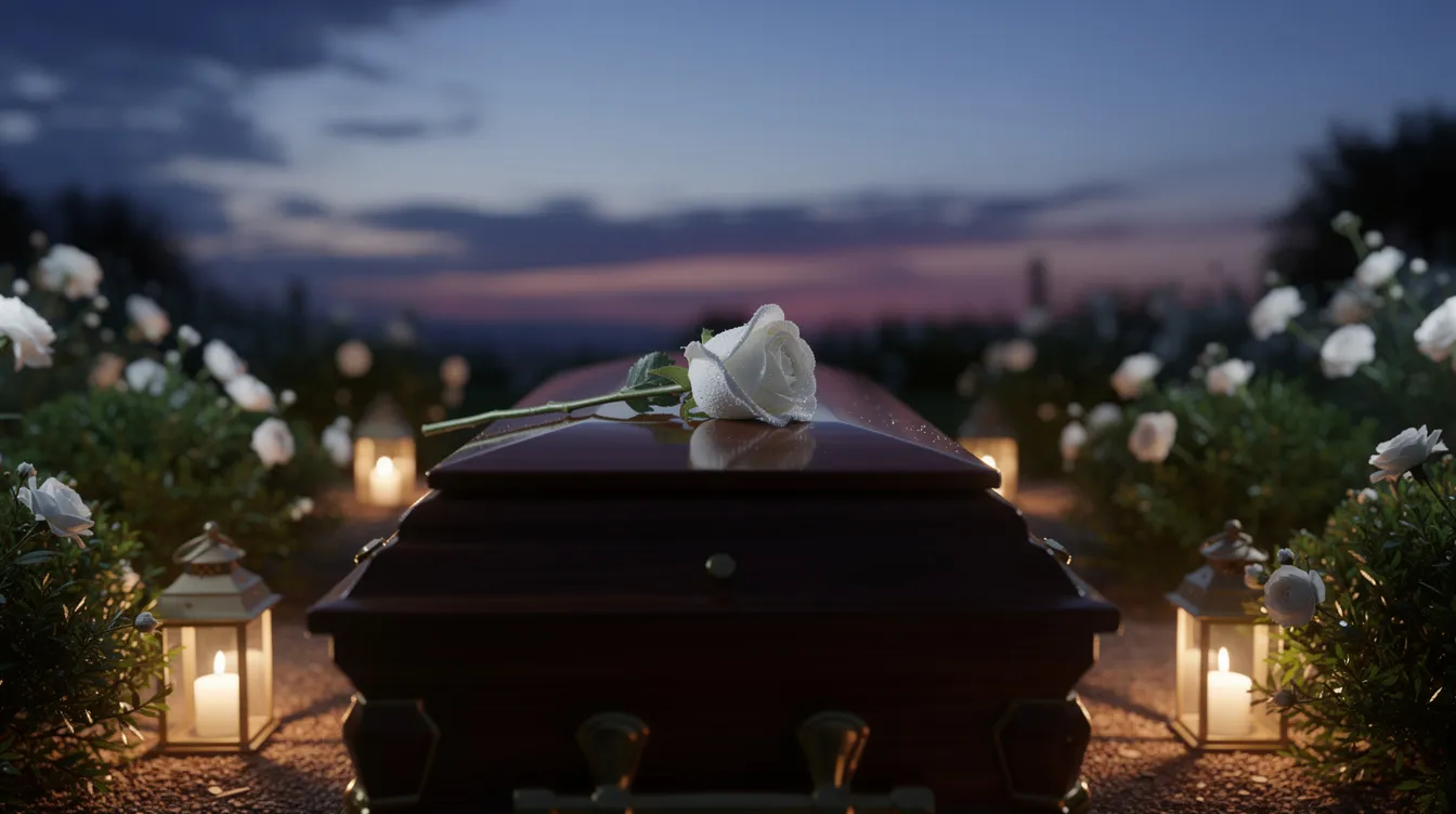 Rose blanche : signification et symbolique lors des funérailles