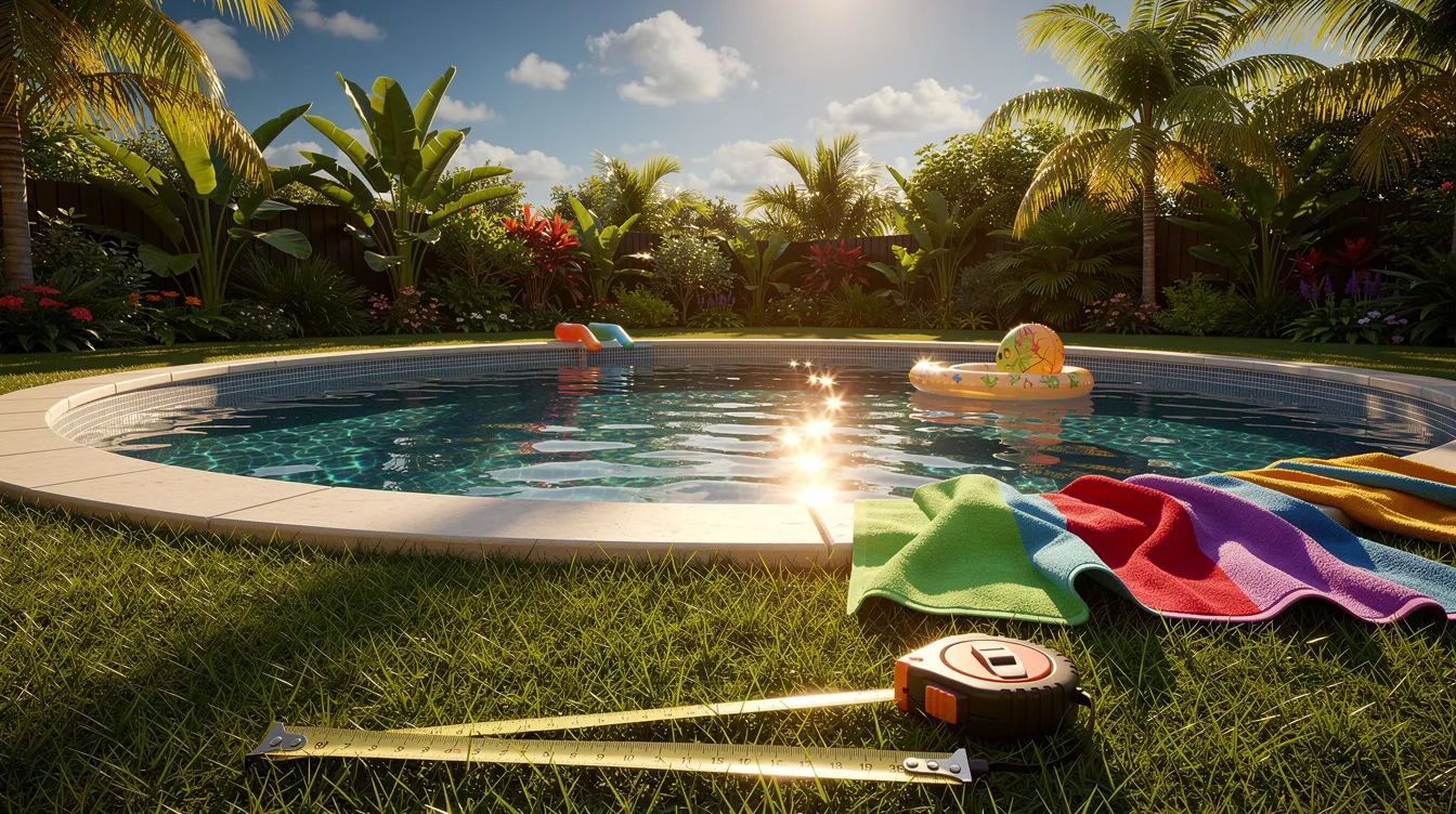 Comment calculer le volume d'une piscine ronde : guide pratique