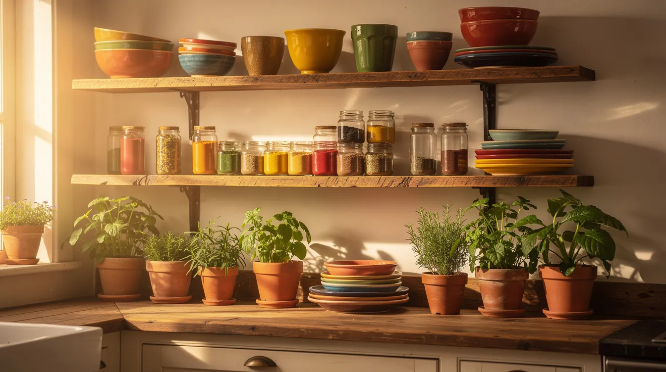 Déco murale cuisine : 5 idées maison du monde à adopter 1 Idée 3 : Étagères décoratives
