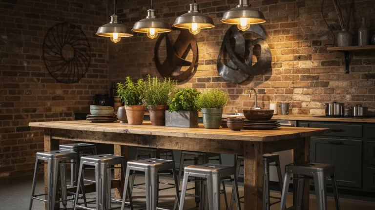 Déco murale cuisine industrielle : 7 idées inspirantes