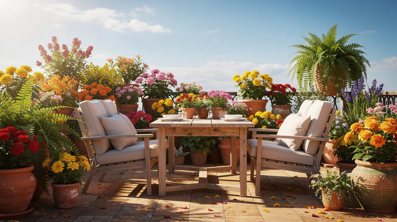 Décorateur terrasse : 7 astuces pour un aménagement réussi 1 Choisir les bonnes plantes pour votre terrasse